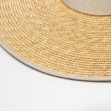  Mũ nón cói đi biển rộng vành tròn đẹp cho nữ sợi tự nhiên cao cấp dây trắng - NC523 