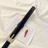  Thắt lưng nữ da bò thật AGANA dây nịt da thật đai váy da thật Hàn Quốc cao cấp phong cách hiện đại - DNT008 