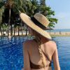  Quà tặng 20/11 cho sếp nữ, vợ, cô giáo, giáo viên nữ, mẹ và bạn gái, người yêu nữ quà tặng Mũ nón cói đi biển rộng vành tròn đẹp cho nữ sợi tự nhiên cao cấp dây đen - NC524 