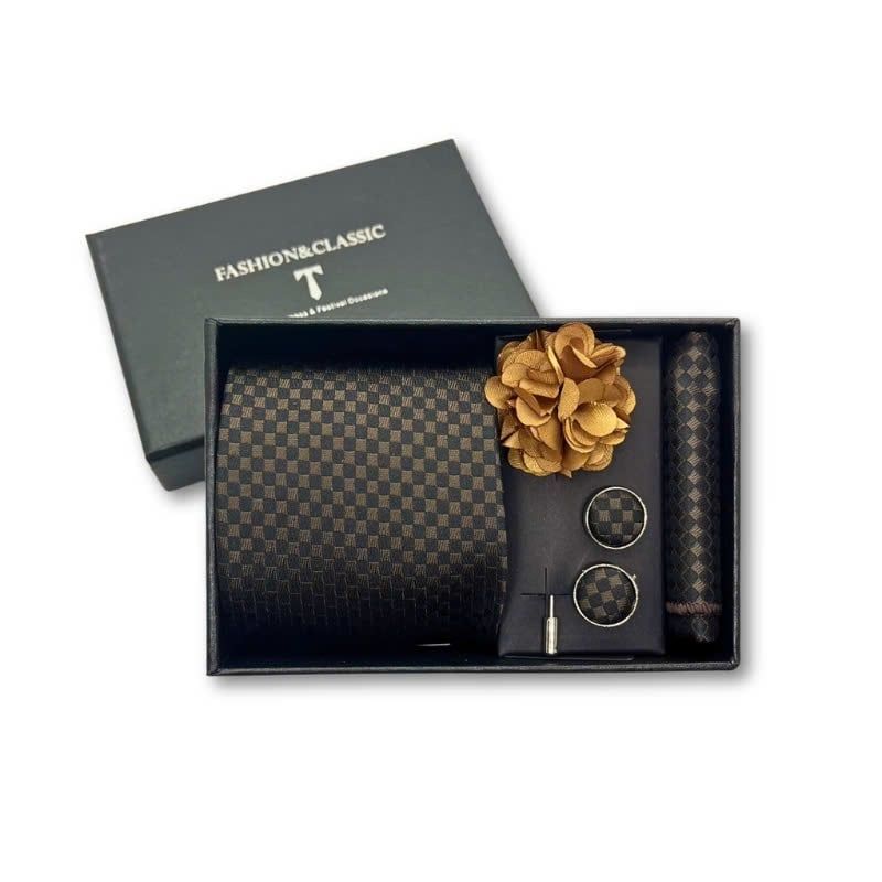  Quà tặng 20/10 cho đối tác nam, sếp nam, đồng nghiệp nam, người yêu nam ,bạn bè, anh trai hoặc người thân quà tặng Set cà vạt nam 4 món cao cấp làm quà tặng, caravat đẹp sang trọng - SCR003 