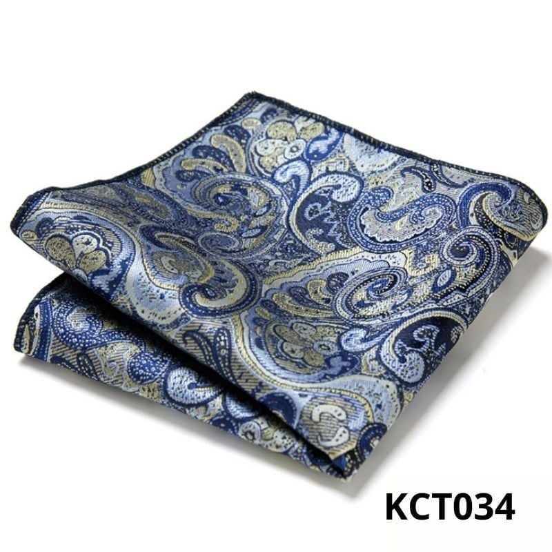  Khăn cài túi áo vest nam thời trang lịch lãm khăn vuông bỏ túi cao cấp làm quà tặng phù hợp mọi dịp - KCT034 