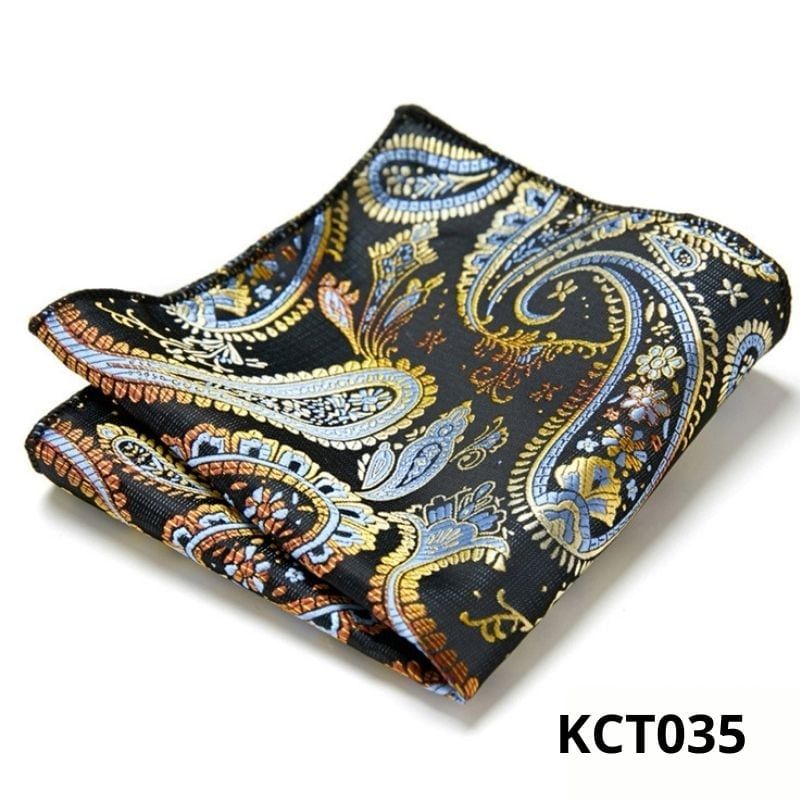  Khăn cài túi áo vest nam thời trang lịch lãm khăn vuông bỏ túi cao cấp làm quà tặng phù hợp mọi dịp - KCT035 