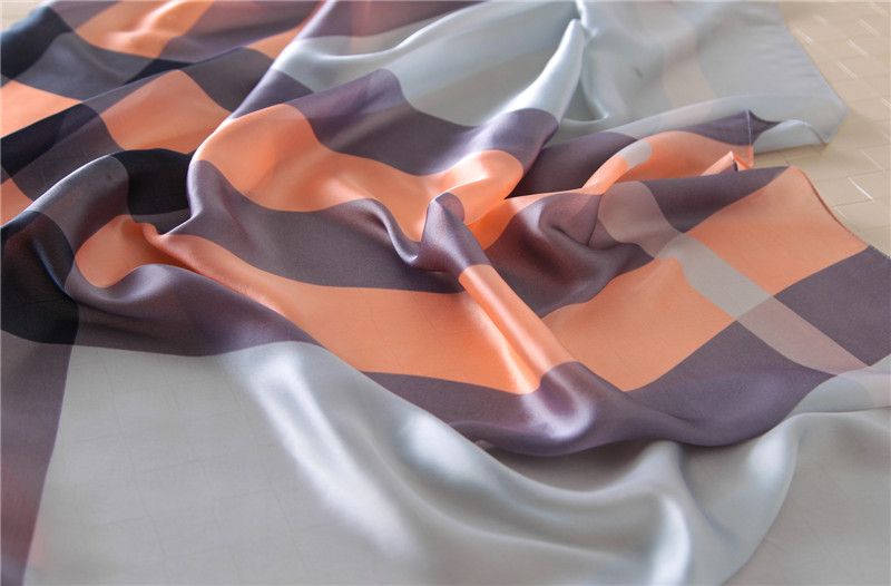  Quà tặng 20/11 cho sếp nữ, vợ, cô giáo, giáo viên nữ, mẹ và bạn gái, người yêu nữ quà tặng Khăn quàngchoàng cổ lụa cao cấp cho nữ văn phòng sở đẹp màu xanh sọc AGANA - KS155 