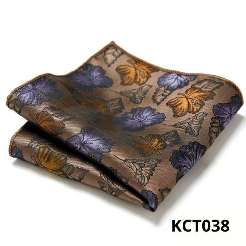  Khăn cài túi áo vest nam thời trang lịch lãm khăn vuông bỏ túi cao cấp làm quà tặng phù hợp mọi dịp - KCT038 
