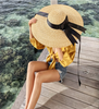 Quà tặng 20/11 cho sếp nữ, vợ, cô giáo, giáo viên nữ, mẹ và bạn gái, người yêu nữ quà tặng Mũ nón cói đi biển rộng vành tròn đẹp cho nữ AGANA - NC520