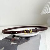  Thắt lưng nữ da bò thật AGANA dây nịt da thật đai váy da thật Hàn Quốc cao cấp phong cách hiện đại - DNT013 