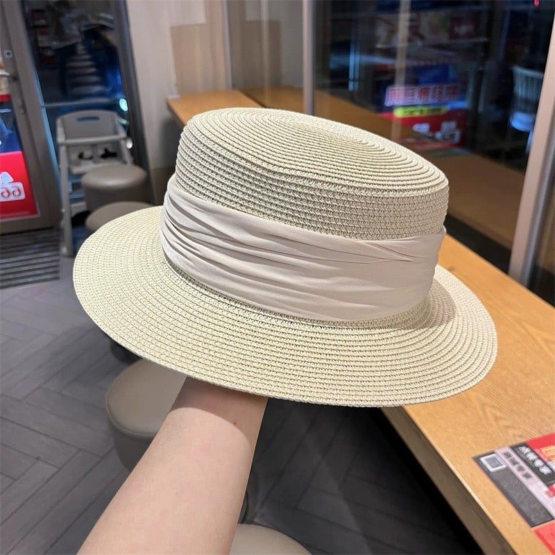  Quà tặng 20/11 cho sếp nữ, vợ, cô giáo, giáo viên nữ, mẹ và bạn gái, người yêu nữ quà tặng Mũ nón cói đi biển rộng vành tròn đẹp cho nữ AGANA - NC517 