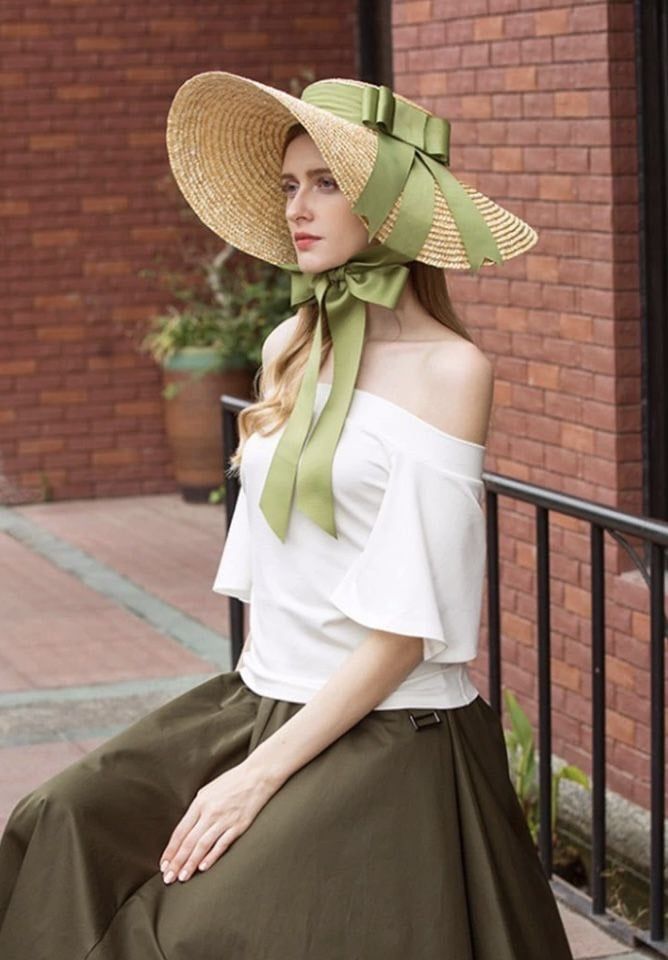  Mũ nón cói đi biển rộng vành tròn đẹp cho nữ AGANA - NC519 