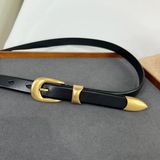  Thắt lưng nữ da bò thật AGANA dây nịt da thật đai váy da thật Hàn Quốc cao cấp phong cách hiện đại - DNT024 