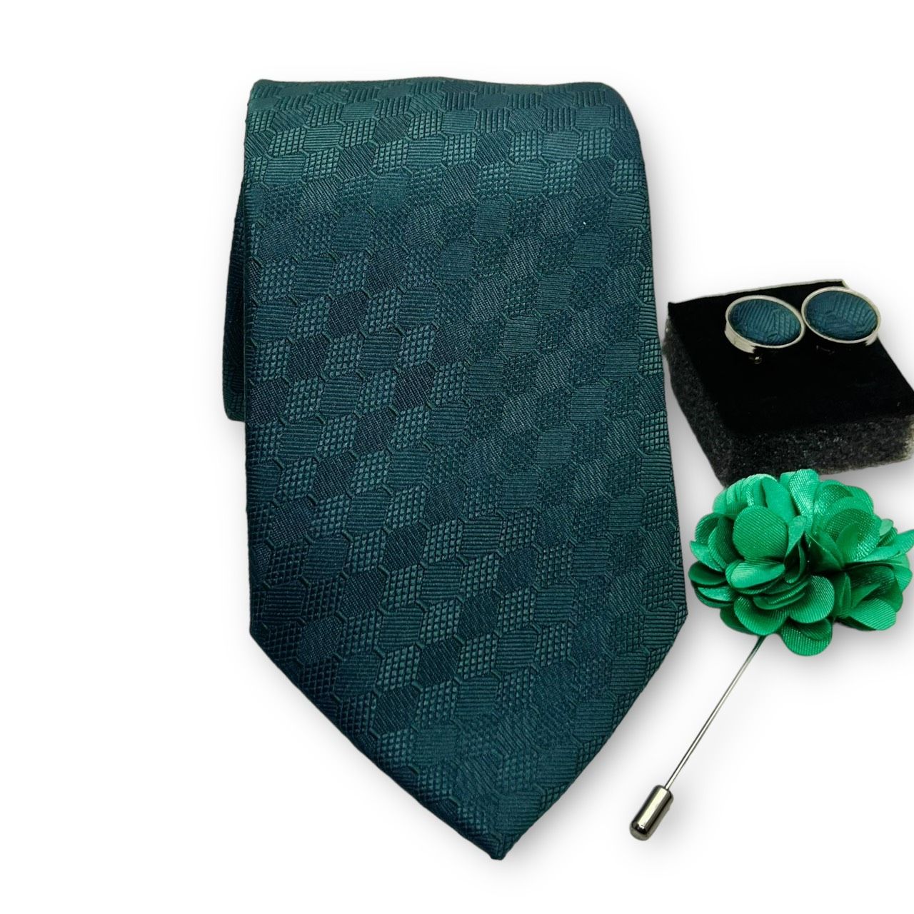  Set cà vạt nam 4 món cao cấp làm quà tặng, caravat đẹp sang trọng - SCR004 