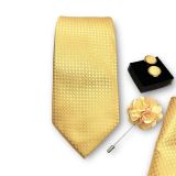  Quà tặng 20/10 cho đối tác nam, sếp nam, đồng nghiệp nam, người yêu nam ,bạn bè, anh trai hoặc người thân quà tặng Set cà vạt nam 4 món cao cấp làm quà tặng, caravat đẹp sang trọng - SCR001 