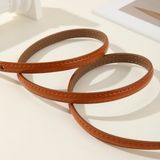  Thắt lưng nữ da bò thật AGANA dây nịt da thật đai váy da thật Hàn Quốc cao cấp phong cách hiện đại - DNT004 