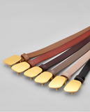  Thắt lưng nữ da bò thật AGANA dây nịt da thật đai váy da thật Hàn Quốc cao cấp phong cách hiện đại - DNT015 