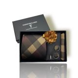  Quà tặng 20/10 cho đối tác nam, sếp nam, đồng nghiệp nam, người yêu nam ,bạn bè, anh trai hoặc người thân quà tặng Set cà vạt nam 4 món cao cấp làm quà tặng, caravat đẹp sang trọng - SCR029 