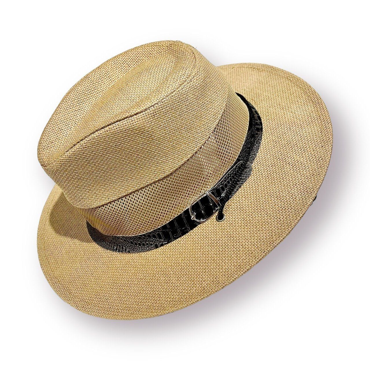  Quà tặng 20/11 cho đối tác nam, sếp nam, đồng nghiệp nam, người yêu nam ,bạn bè, anh trai hoặc người thân quà tặng Mũ nón phớt Fedora cói lưới thắt da dành cho nam cao cấp AGANA nón cao bồi phong cách cổ điển pha lẫn hiện đại - Màu Nâu Nhạt - MFDN007 