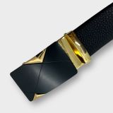  Quà tặng 20/10 cho đối tác nam, sếp nam, đồng nghiệp nam, người yêu nam ,bạn bè, anh trai hoặc người thân quà tặng Thắt lưng nam da bò thật khóa tự động hợp kim chống rỉ AGANA dây nịt nam cao cấp khóa lỗ kim da bò bền bỉ thời trang - Màu Đen - DNN015 