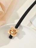  Thắt lưng nữ da bò thật AGANA dây nịt da thật đai váy da thật Hàn Quốc cao cấp phong cách hiện đại - DNT004 