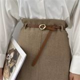  Thắt lưng nữ da bò thật AGANA dây nịt da thật đai váy da thật Hàn Quốc cao cấp phong cách hiện đại - DNT003 