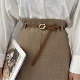  Thắt lưng nữ da bò thật AGANA dây nịt da thật đai váy da thật Hàn Quốc cao cấp phong cách hiện đại - DNT003 