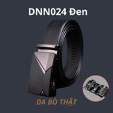  Quà tặng 20/10 cho đối tác nam, sếp nam, đồng nghiệp nam, người yêu nam ,bạn bè, anh trai hoặc người thân quà tặng Thắt lưng nam da bò thật khóa tự động hợp kim chống rỉ AGANA dây nịt nam cao cấp khóa lỗ kim da bò bền bỉ thời trang - Màu Đen - DNN024 