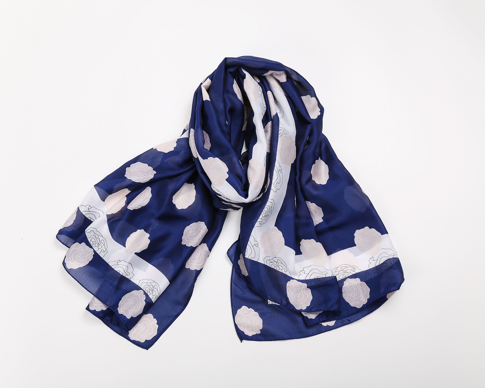  Quà tặng 20/11 cho sếp nữ, vợ, cô giáo, giáo viên nữ, mẹ và bạn gái, người yêu nữ quà tặng Khăn quàngchoàng cổ lụa cao cấp cho nữ văn phòng sở đẹp màu xanh AGANA - KS175 