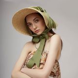  Mũ nón cói đi biển rộng vành tròn đẹp cho nữ AGANA - NC519 