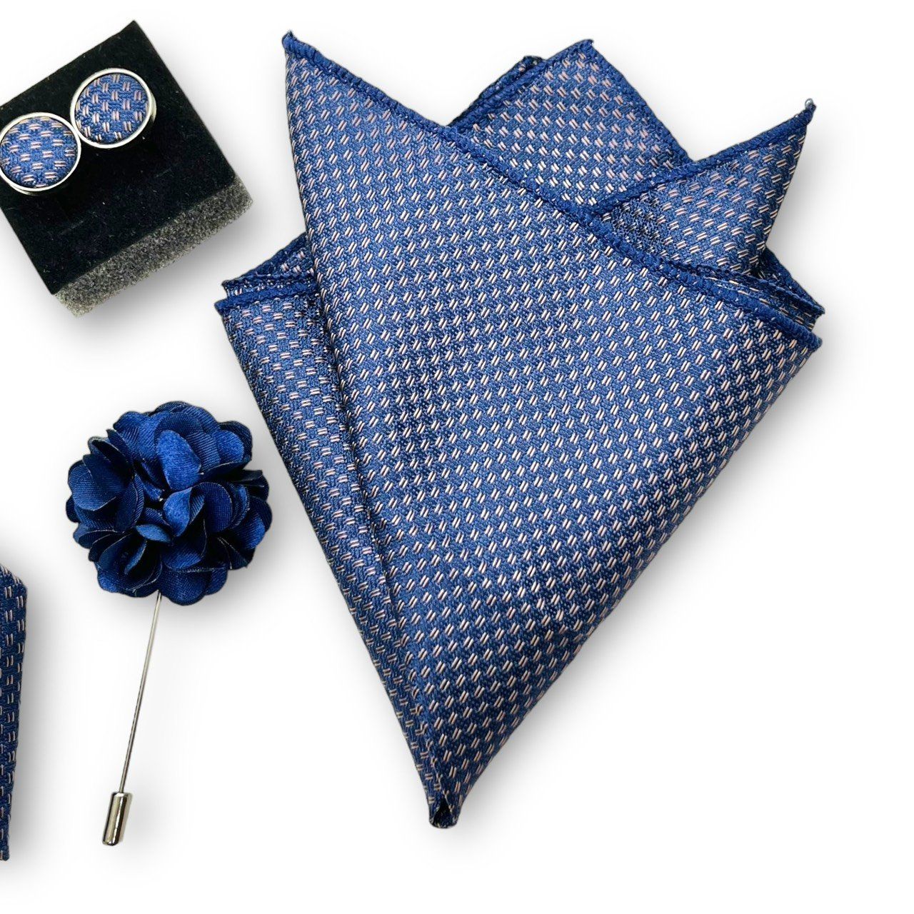  Set cà vạt nam 4 món cao cấp làm quà tặng, caravat đẹp sang trọng - SCR008 