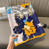  Quà tặng 20/11 cho sếp nữ, vợ, cô giáo, giáo viên nữ, mẹ và bạn gái, người yêu nữ quà tặng Khăn quàngchoàng cổ lụa cao cấp cho nữ văn phòng sở đẹp màu vàng xanh AGANA - KS213 