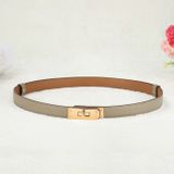  Thắt lưng nữ da bò thật AGANA dây nịt da thật đai váy da thật Hàn Quốc cao cấp phong cách hiện đại - DNT010 