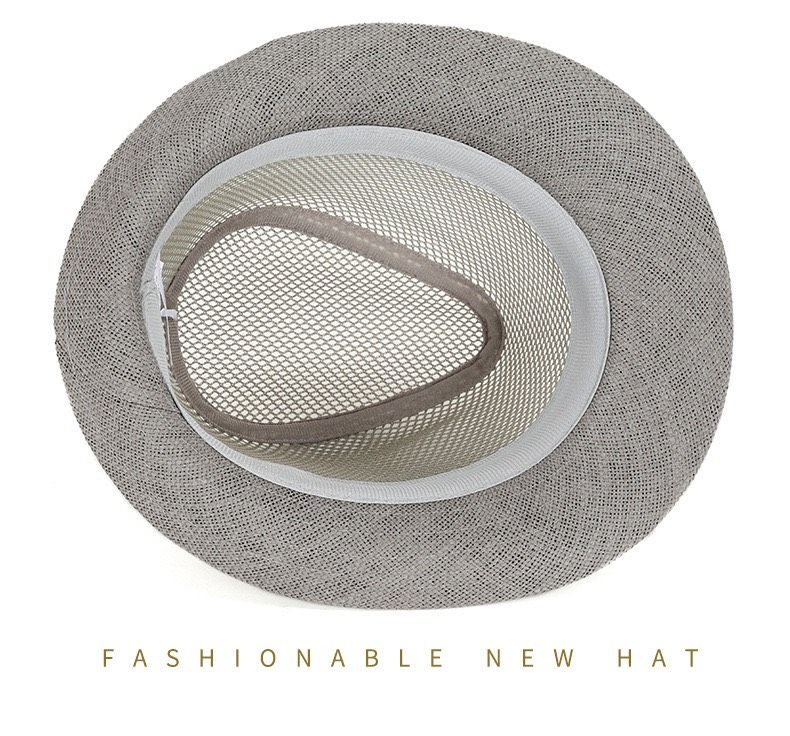  Quà tặng 20/11 cho đối tác nam, sếp nam, đồng nghiệp nam, người yêu nam ,bạn bè, anh trai hoặc người thân quà tặng Mũ nón phớt Fedora lưới dành cho nam cao cấp AGANA nón cao bồi phong cách cổ điển pha lẫn hiện đại - Màu Xám - MFDN006 