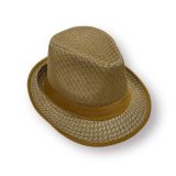  Mũ nón phớt Fedora nam vành nhỏ cao cấp AGANA nón cao bồi phong cách cổ điển pha lẫn hiện đại - Màu Nâu Nhạt - MFDN005 