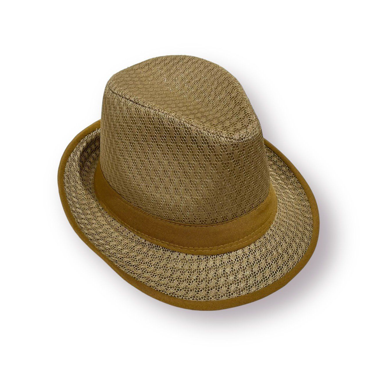  Mũ nón phớt Fedora nam vành nhỏ cao cấp AGANA nón cao bồi phong cách cổ điển pha lẫn hiện đại - Màu Nâu Nhạt - MFDN005 