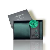  Quà tặng 20/10 cho đối tác nam, sếp nam, đồng nghiệp nam, người yêu nam ,bạn bè, anh trai hoặc người thân quà tặng Set cà vạt nam 4 món cao cấp làm quà tặng, caravat đẹp sang trọng - SCR012 