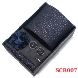  Set cà vạt nam 4 món cao cấp làm quà tặng, caravat đẹp sang trọng - SCR007 