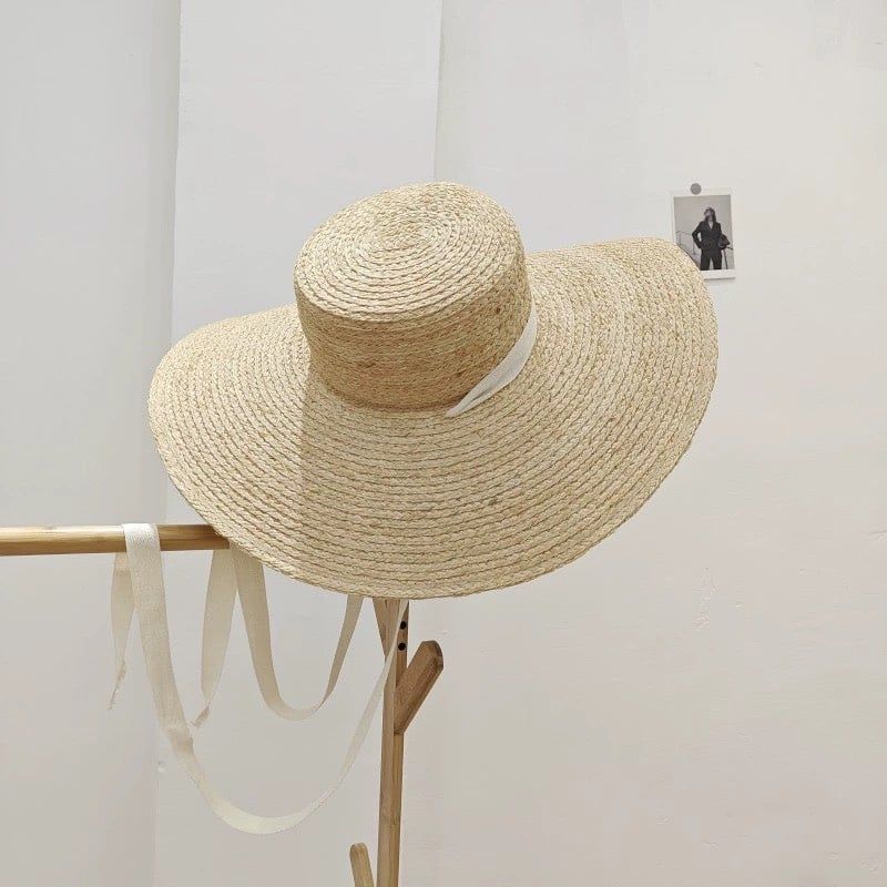  Quà tặng 20/10 cho sếp nữ, vợ, cô giáo, giáo viên nữ, mẹ và bạn gái, người yêu nữ quà tặng Mũ nón cói đi biển rộng vành tròn đẹp cho nữ AGANA - NC516 