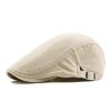  Mũ nón beret nam cao cấp AGANA mũ nồi nam phong cách Newboy cổ điển pha lẫn hiện đại - Màu Be - MBRN006 