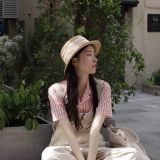  Quà tặng 20/10 cho sếp nữ, vợ, cô giáo, giáo viên nữ, mẹ và bạn gái, người yêu nữ quà tặng Mũ nón cói đi biển rộng vành tròn đẹp cho nữ AGANA - NC517 