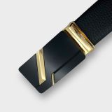  Quà tặng 20/11 cho đối tác nam, sếp nam, đồng nghiệp nam, người yêu nam ,bạn bè, anh trai hoặc người thân quà tặng Thắt lưng nam da bò thật khóa tự động hợp kim chống rỉ AGANA dây nịt nam cao cấp khóa lỗ kim da bò bền bỉ thời trang - Màu Đen - DNN017 