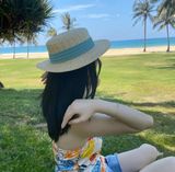  Quà tặng 20/10 cho sếp nữ, vợ, cô giáo, giáo viên nữ, mẹ và bạn gái, người yêu nữ quà tặng Mũ nón cói đi biển rộng vành tròn đẹp cho nữ vintage sợi tự nhiên cao cấp AGANA 