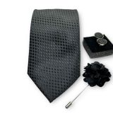  Quà tặng 20/10 cho đối tác nam, sếp nam, đồng nghiệp nam, người yêu nam ,bạn bè, anh trai hoặc người thân quà tặng Set cà vạt nam 4 món cao cấp làm quà tặng, caravat đẹp sang trọng - SCR002 