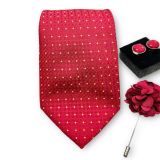  Set cà vạt nam 4 món cao cấp làm quà tặng, caravat đẹp sang trọng - SCR018 