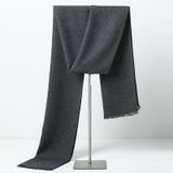  Quà tặng 20/11 cho đối tác nam, sếp nam, đồng nghiệp nam, người yêu nam ,bạn bè, anh trai hoặc người thân quà tặng Khăn quàng choàng cổ nam Hàng Hiệu & Cao Cấp - Khăn len cashmere giữ ấm họa tiết màu Xám  - KN008 