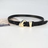  Thắt lưng nữ da bò thật AGANA dây nịt da thật đai váy da thật Hàn Quốc cao cấp phong cách hiện đại - DNT020 