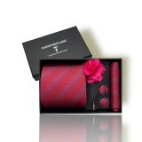  Quà tặng 20/11 cho đối tác nam, sếp nam, đồng nghiệp nam, người yêu nam ,bạn bè, anh trai hoặc người thân quà tặng Set cà vạt nam 4 món cao cấp làm quà tặng, caravat đẹp sang trọng - SCR030 