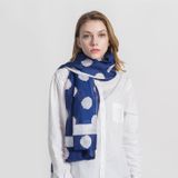  Khăn quàng choàng cổ lụa cao cấp cho nữ văn phòng sở đẹp màu xanh AGANA - KS175 