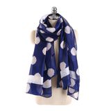  Quà tặng 20/10 cho sếp nữ, vợ, cô giáo, giáo viên nữ, mẹ và bạn gái, người yêu nữ quà tặng Khăn quàngchoàng cổ lụa cao cấp cho nữ văn phòng sở đẹp màu xanh AGANA - KS175 