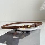  Thắt lưng nữ da bò thật AGANA dây nịt da thật đai váy da thật Hàn Quốc cao cấp phong cách hiện đại - DNT013 