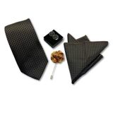 Set cà vạt nam 4 món cao cấp làm quà tặng, caravat đẹp sang trọng - SCR003 