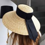  Mũ nón cói đi biển rộng vành tròn đẹp cho nữ vintage sợi tự nhiên cao cấp - NC446 