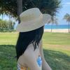 Quà tặng 20/10 cho sếp nữ, vợ, cô giáo, giáo viên nữ, mẹ và bạn gái, người yêu nữ quà tặng Mũ nón cói đi biển rộng vành tròn đẹp cho nữ vintage sợi tự nhiên cao cấp AGANA